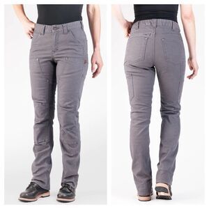 Dovetail Workwear Britt Utility in Grey Canvas